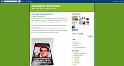 Desktop Screenshot of compagniadelfumetto.blogspot.com