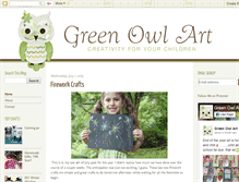 Tablet Screenshot of greenowlart.blogspot.com