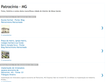 Tablet Screenshot of cidadedepatrocinio.blogspot.com