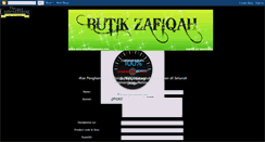 Desktop Screenshot of butikzafiqah.blogspot.com
