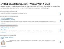 Tablet Screenshot of myrtlebeachramblings.blogspot.com