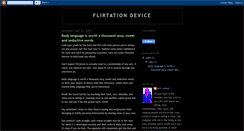 Desktop Screenshot of flirtationdevice.blogspot.com