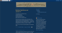 Desktop Screenshot of discoverywomen2.blogspot.com