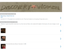 Tablet Screenshot of discoverywomen2.blogspot.com