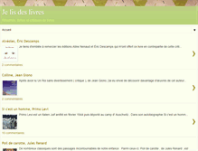 Tablet Screenshot of jelisdeslivres.blogspot.com