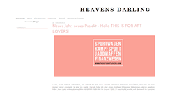 Desktop Screenshot of heavensdarling.blogspot.com