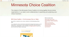 Desktop Screenshot of mnchoicecoalition.blogspot.com