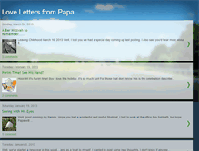 Tablet Screenshot of lovelettersfrompapa.blogspot.com