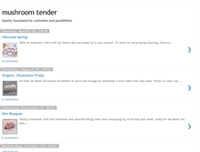 Tablet Screenshot of mushroomtender.blogspot.com