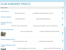 Tablet Screenshot of clubtriatlonalmenara.blogspot.com