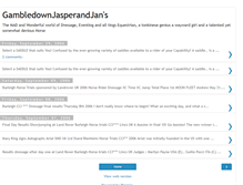 Tablet Screenshot of gambledownjasperandjans.blogspot.com