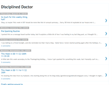 Tablet Screenshot of disciplineddoctor.blogspot.com