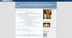 Desktop Screenshot of fuentesliteratura.blogspot.com