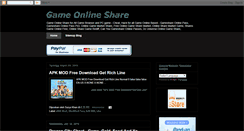 Desktop Screenshot of gameonlineshare.blogspot.com