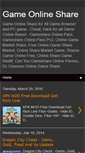 Mobile Screenshot of gameonlineshare.blogspot.com