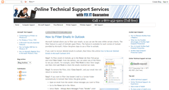 Desktop Screenshot of online-tech-support.blogspot.com