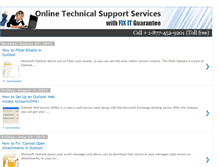 Tablet Screenshot of online-tech-support.blogspot.com