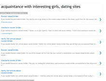 Tablet Screenshot of acquaintancewithinterestinggirls.blogspot.com