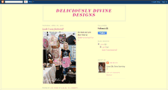 Desktop Screenshot of deliciouslydivinedesigns.blogspot.com