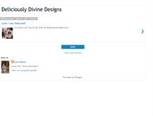 Tablet Screenshot of deliciouslydivinedesigns.blogspot.com