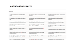 Desktop Screenshot of estoriasdodeserto.blogspot.com