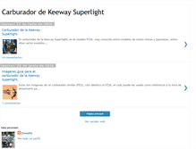 Tablet Screenshot of keeway-superlight-carburador.blogspot.com