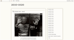 Desktop Screenshot of 2010-1020.blogspot.com