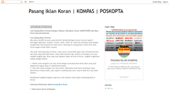 Desktop Screenshot of iklankoranindonesia.blogspot.com