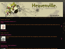 Tablet Screenshot of heavenville.blogspot.com