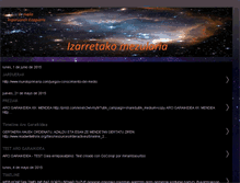 Tablet Screenshot of izarretakomezularia.blogspot.com