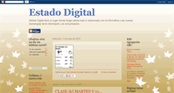 Desktop Screenshot of estadodigital.blogspot.com