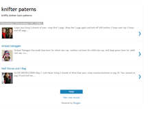 Tablet Screenshot of kniftypatterns.blogspot.com