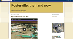 Desktop Screenshot of fostervillethenandnow.blogspot.com