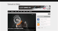 Desktop Screenshot of flashcards-for-children.blogspot.com