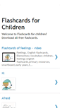 Mobile Screenshot of flashcards-for-children.blogspot.com