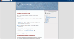 Desktop Screenshot of kemalkaradag.blogspot.com