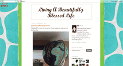 Desktop Screenshot of livingabeautifullyblessedlife.blogspot.com