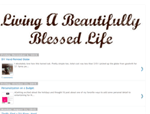 Tablet Screenshot of livingabeautifullyblessedlife.blogspot.com