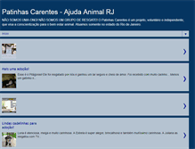 Tablet Screenshot of patinhascarentesrj.blogspot.com