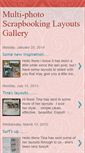 Mobile Screenshot of multiphotoscrapbooklayouts.blogspot.com