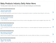 Tablet Screenshot of dailynoise-baby-products.blogspot.com