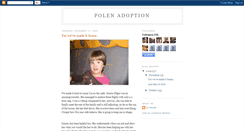 Desktop Screenshot of polenadoption.blogspot.com