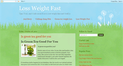 Desktop Screenshot of loss-weight-fastest.blogspot.com