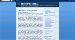 Desktop Screenshot of consejocomunicacion.blogspot.com