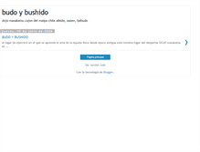 Tablet Screenshot of budoybushido.blogspot.com