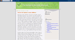 Desktop Screenshot of businessofgreenmovement.blogspot.com