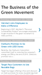 Mobile Screenshot of businessofgreenmovement.blogspot.com