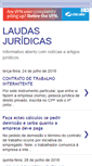 Mobile Screenshot of laudasjuridicas.blogspot.com