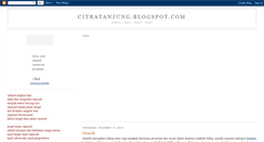 Desktop Screenshot of citratanjung.blogspot.com