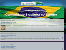 Tablet Screenshot of brasil-no-exterior.blogspot.com